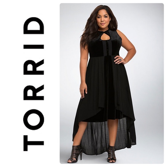 velvet keyhole dress